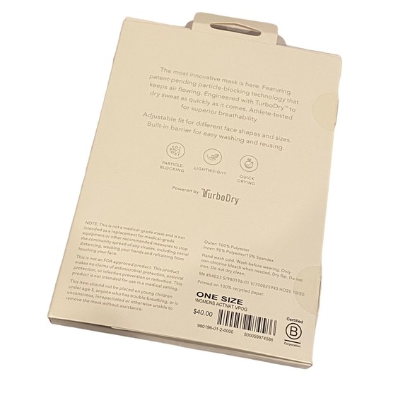 Athleta Activate TurboDry Face Masks Pack of 2 NWT - Picture 3 of 5